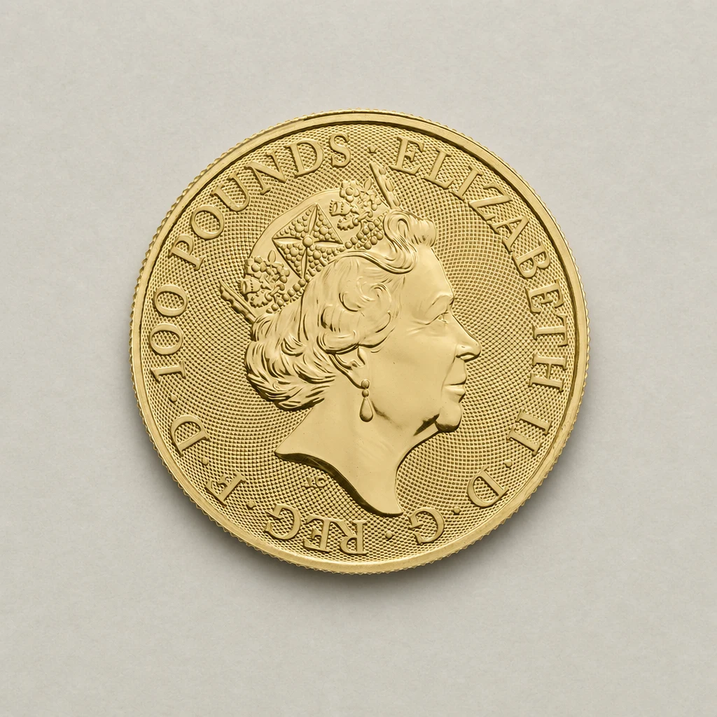 2018 1oz Gold The Queen's Beasts Black Bull of Clarence
