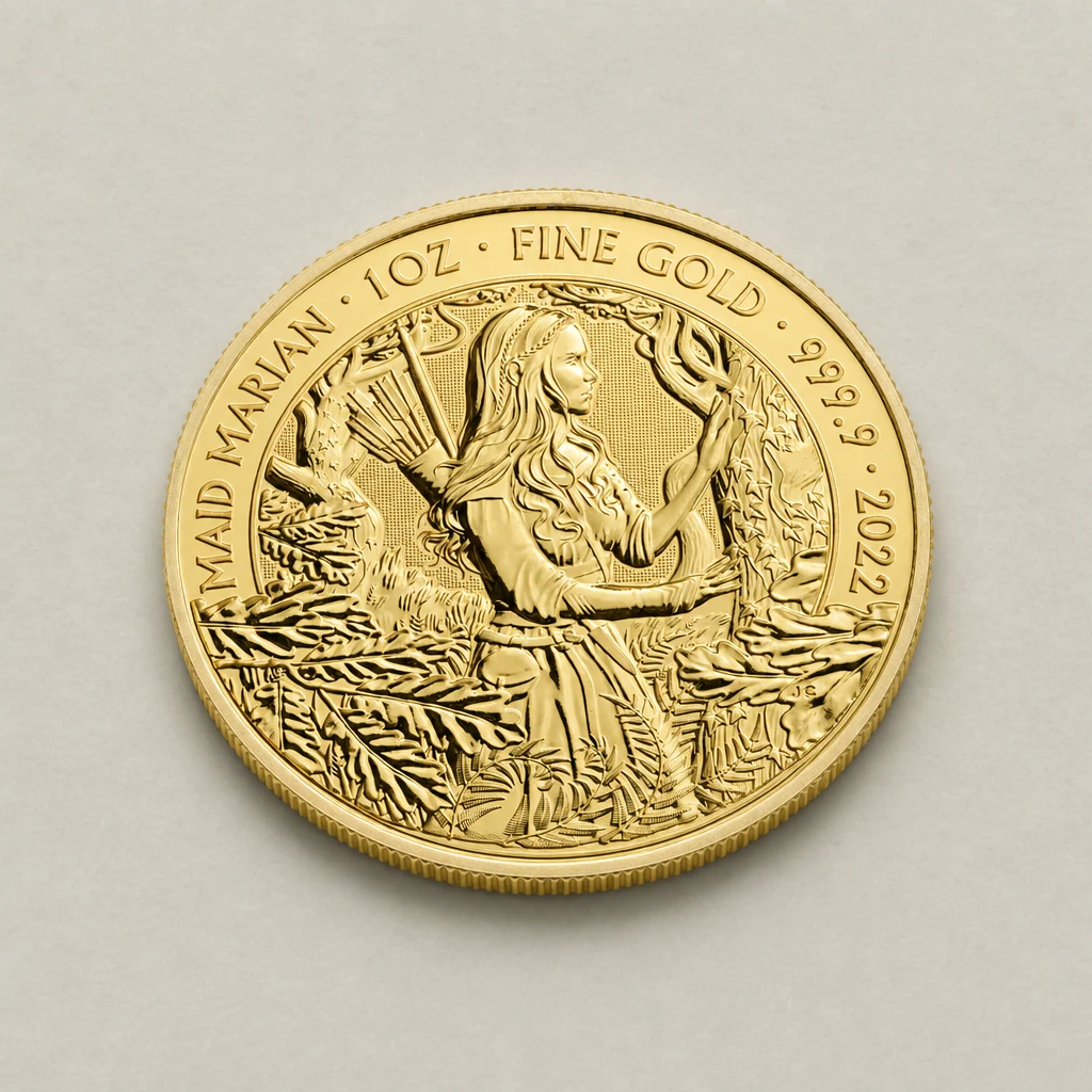 2022 1oz Gold Myths & Legends Maid Marian