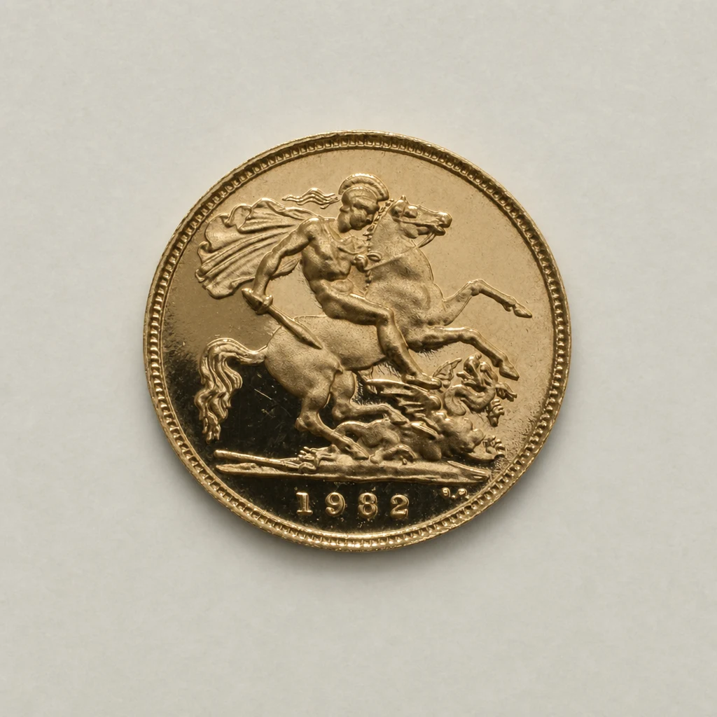 1982 Gold Proof Half Sovereign