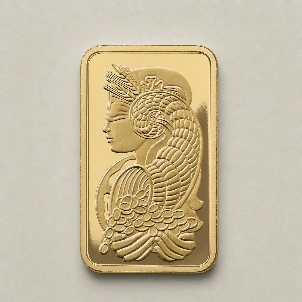 50g Gold Bar PAMP