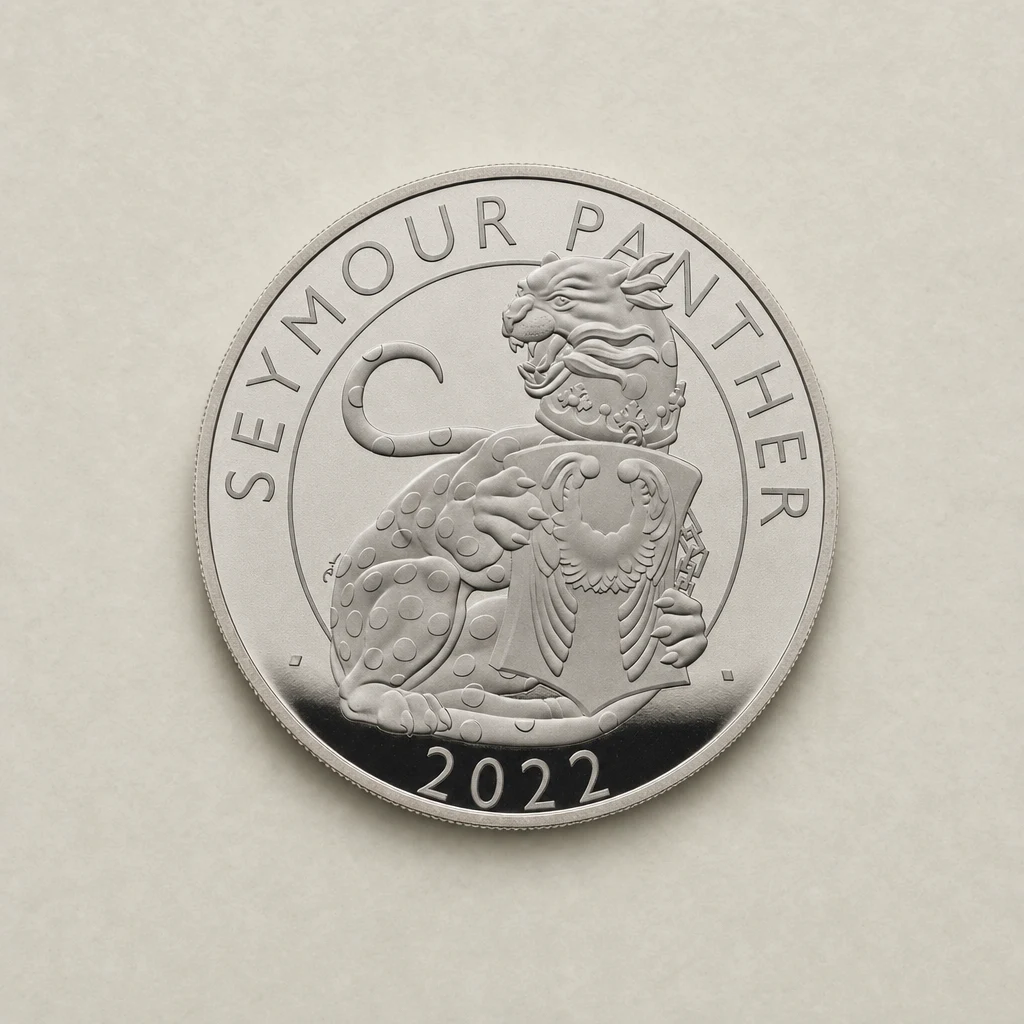 2022 10oz Silver Proof The Tudor Beasts Seymour Panther