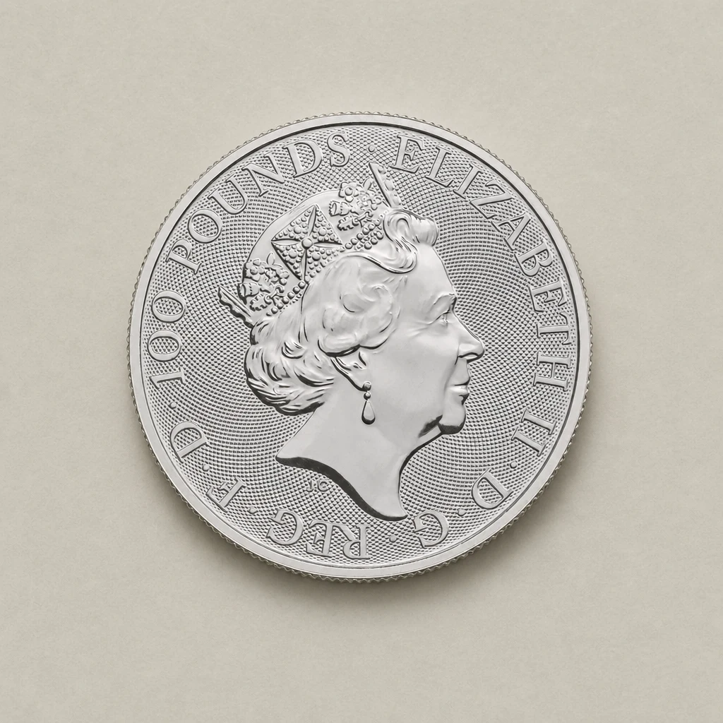 2019 1oz Platinum The Queen's Beasts Black Bull of Clarence