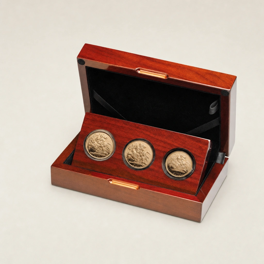 1983 Gold Proof 3 Coin Sovereign Set