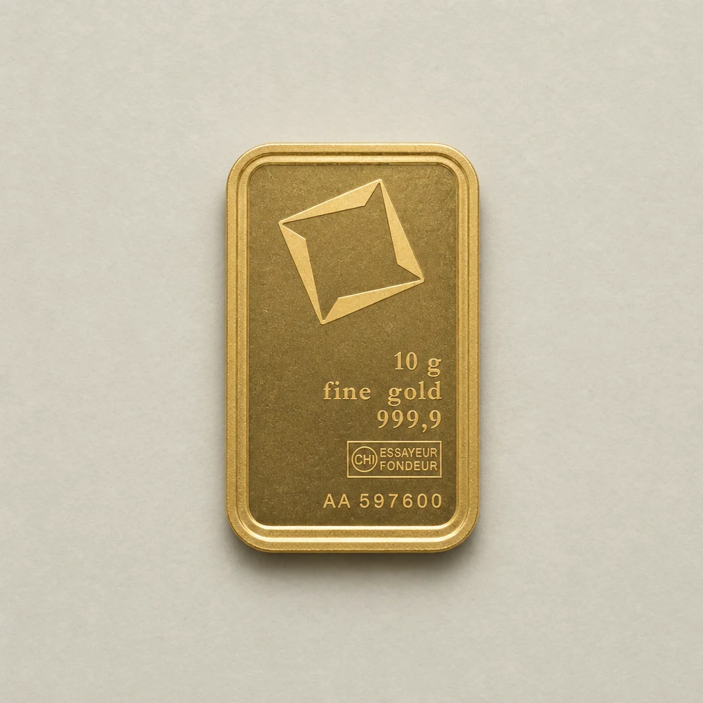 10g Gold Bar Valcambi