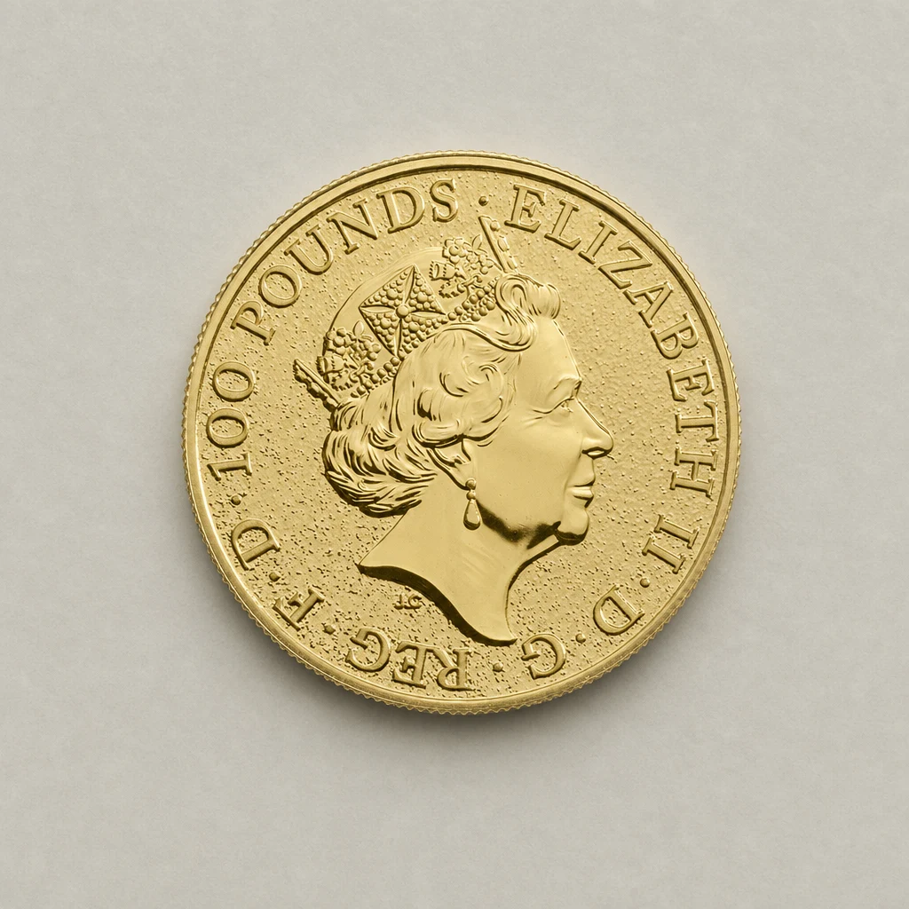 2016 1oz Gold The Queen's Beasts Lion of England