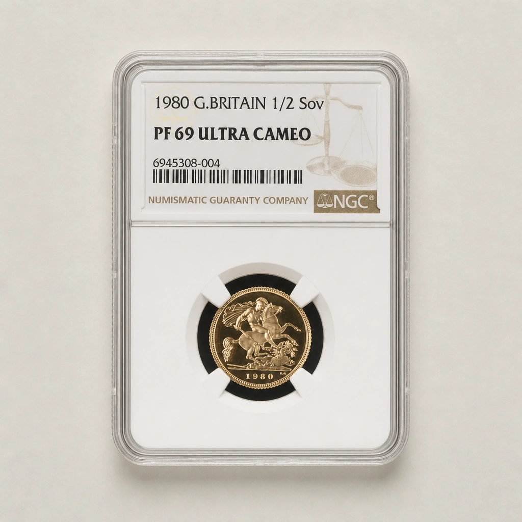 2010 Gold £5 Sovereign George & Dragon Proof NGC PF69 (UCAM)