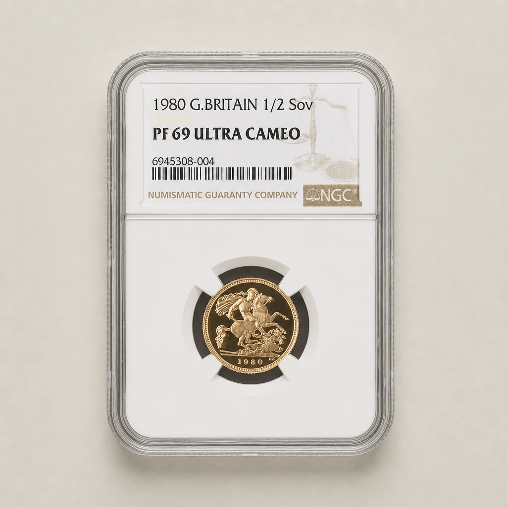 2010 Gold £5 Sovereign George & Dragon Proof NGC PF69 (UCAM)