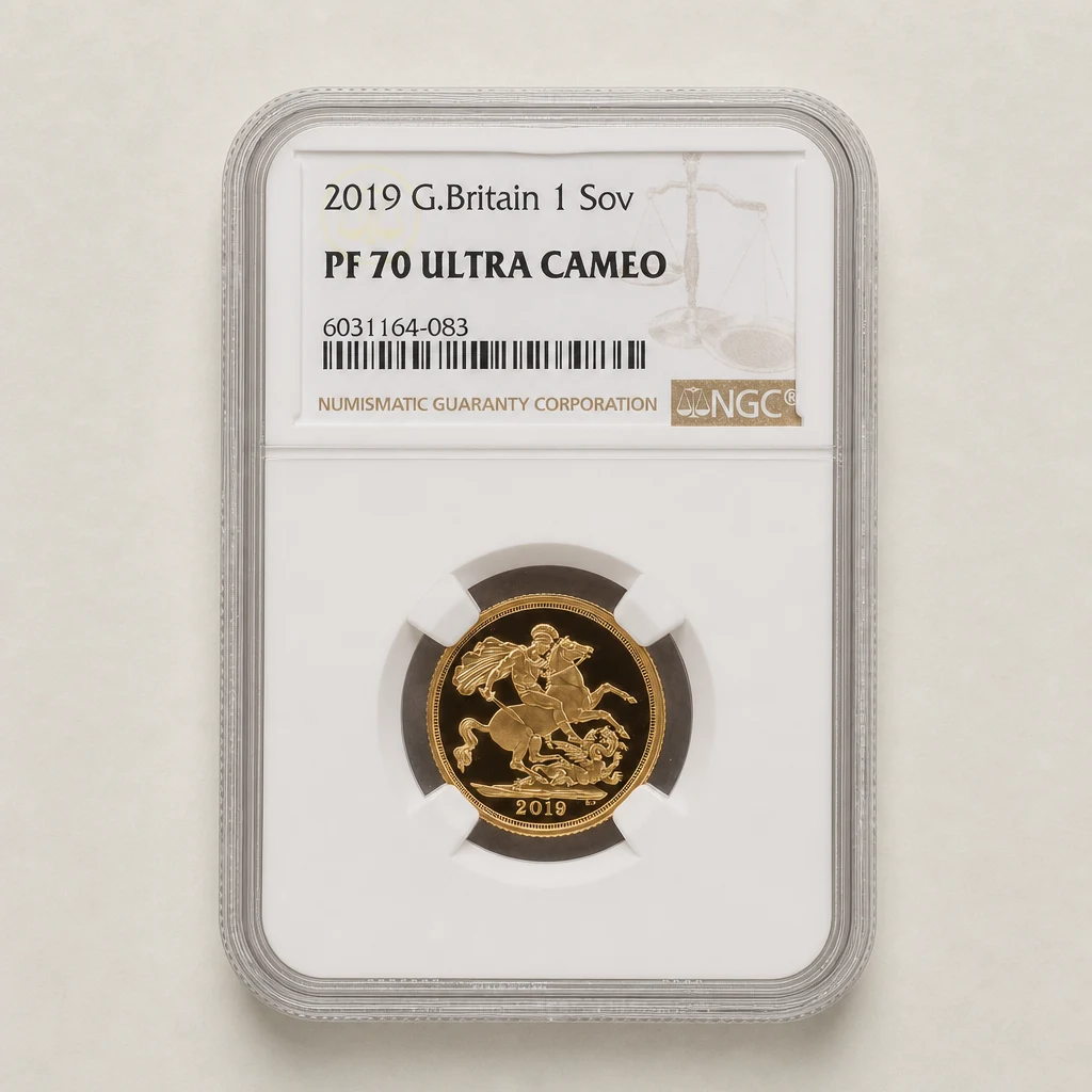 2019 Gold Proof Sovereign NGC PF70 (UCAM)
