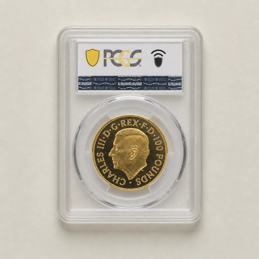 2023 1oz Gold Myths & Legends Merlin PCGS MS67