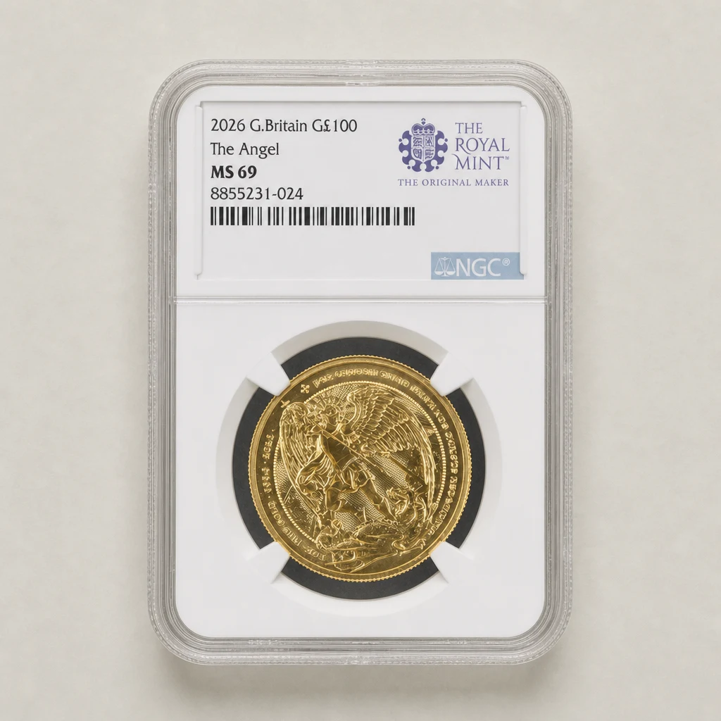 2026 1oz Gold The Angel NGC MS69