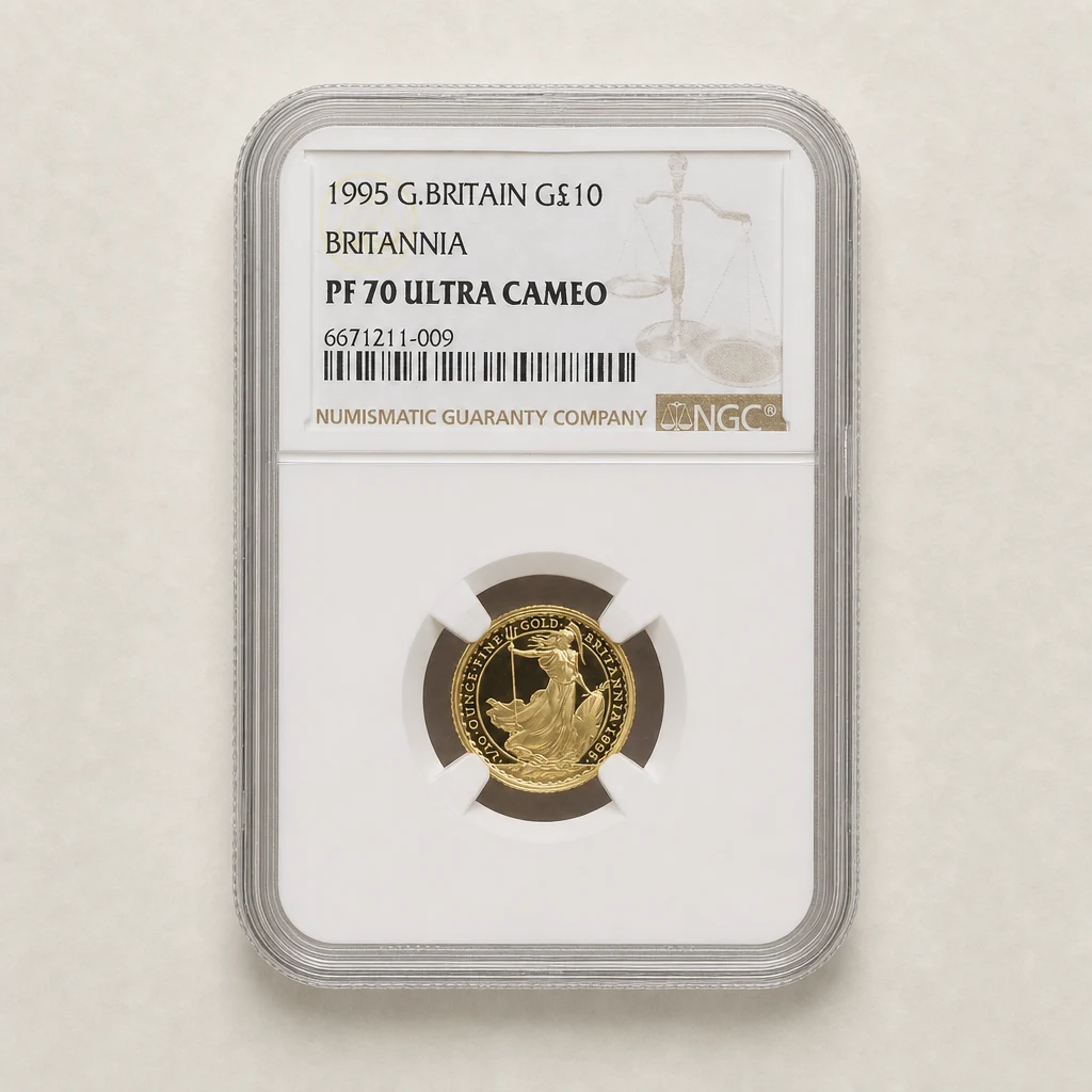 1995 1/10oz Gold Proof Britannia NGC PF70 (UCAM)
