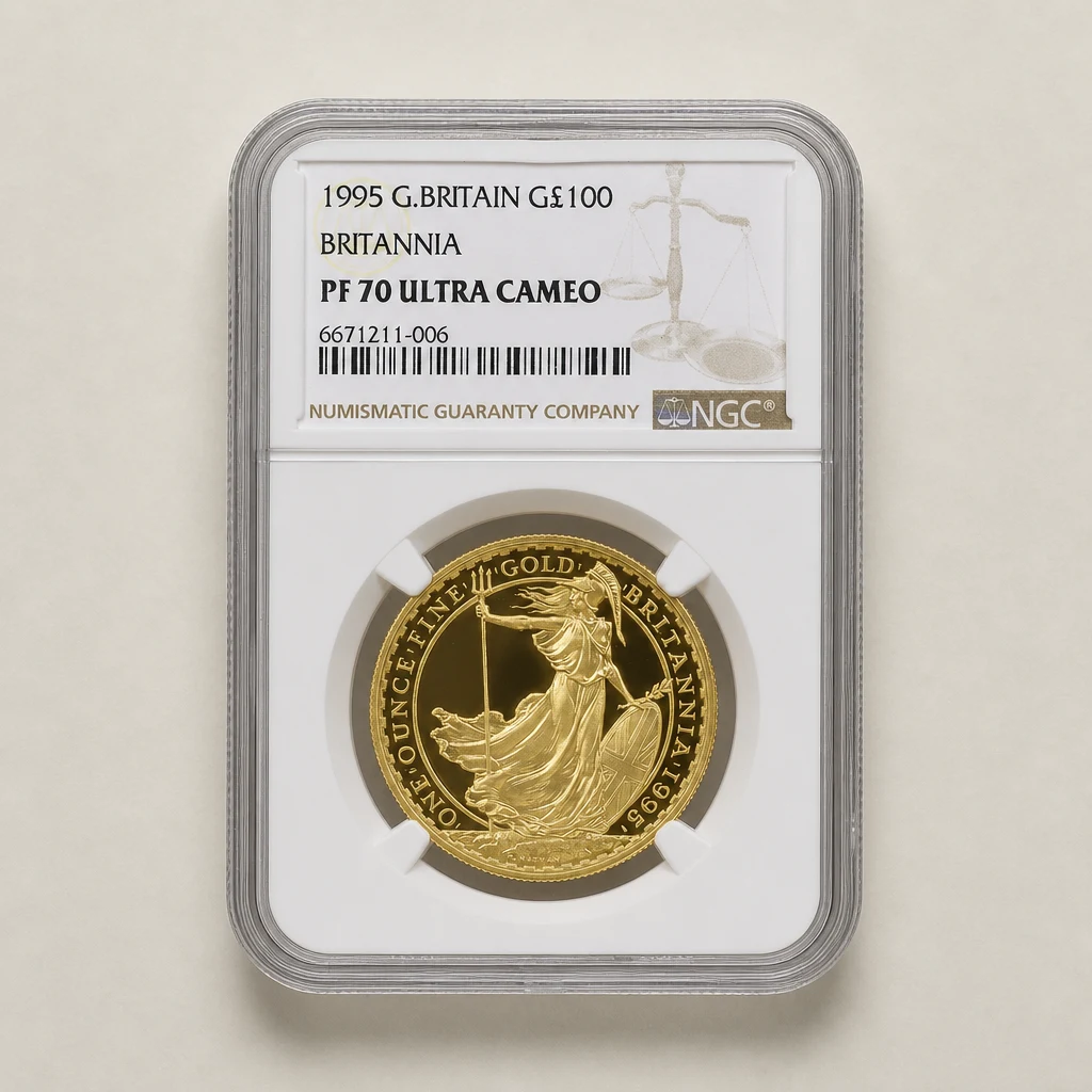 1995 1oz Gold Proof Britannia NGC PF70 (UCAM)