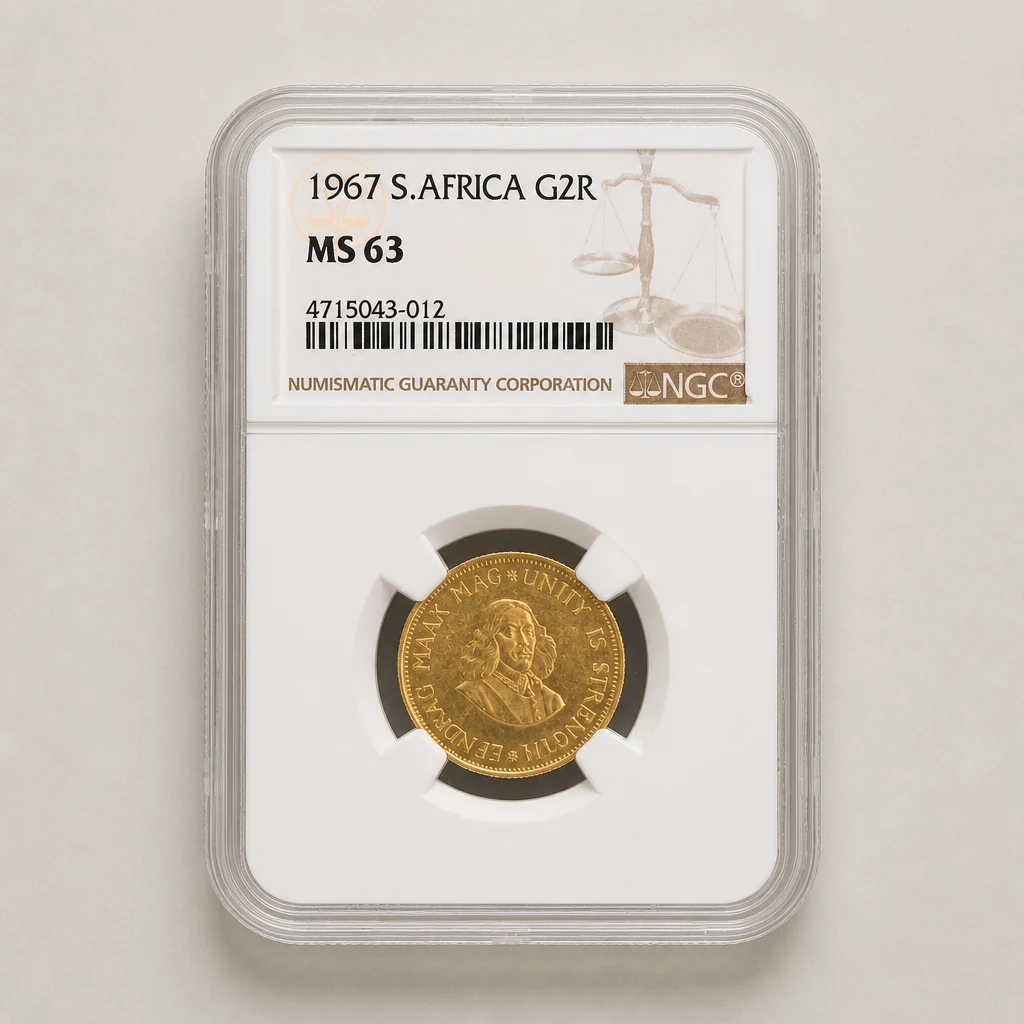 1967 Gold G2R NGC MS63