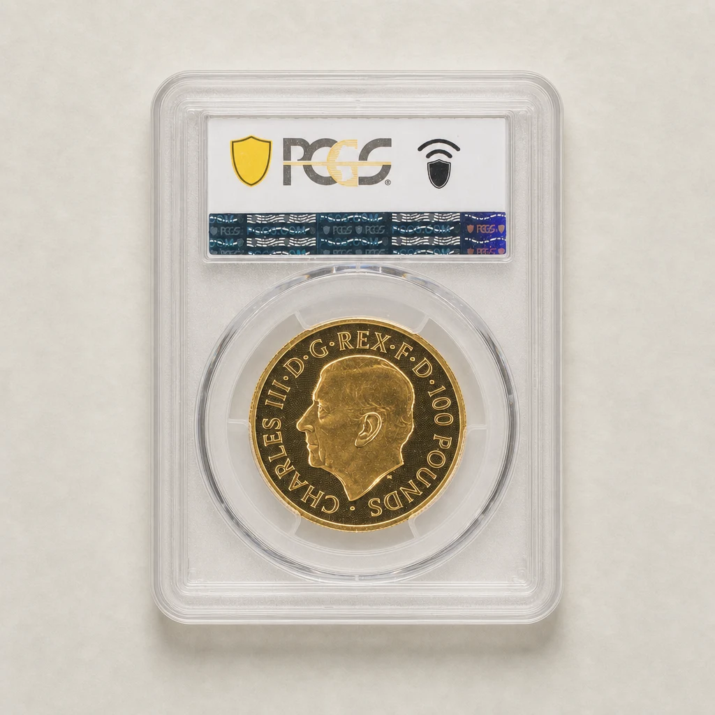 2024 1oz Gold The Lion and the Eagle PCGS MS68
