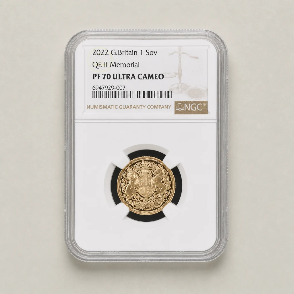 2022 Gold Proof Sovereign QEII Memorial NGC PF70 (UCAM)