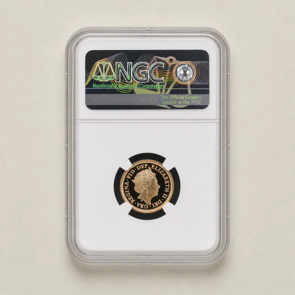 2022 Gold Proof Half Sovereign NGC PF70