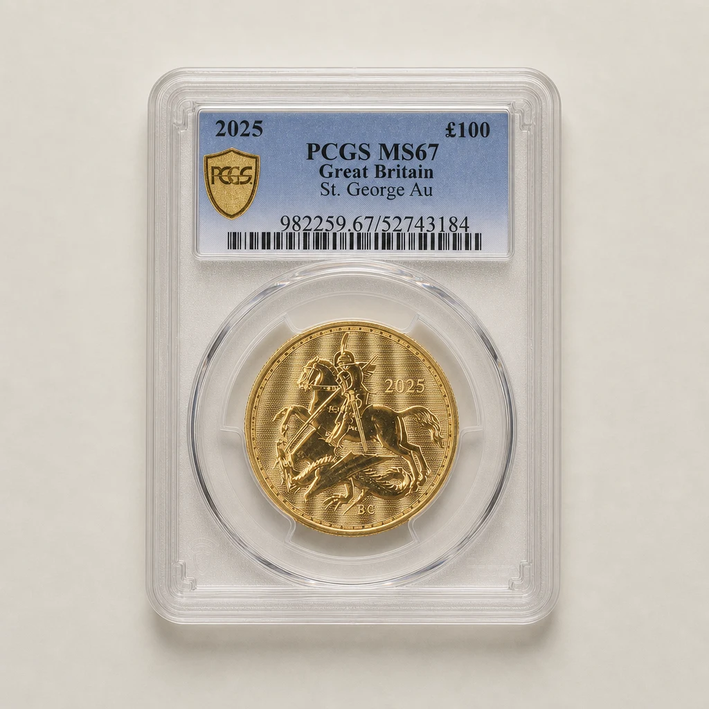 2025 1oz Gold St. George PCGS MS67