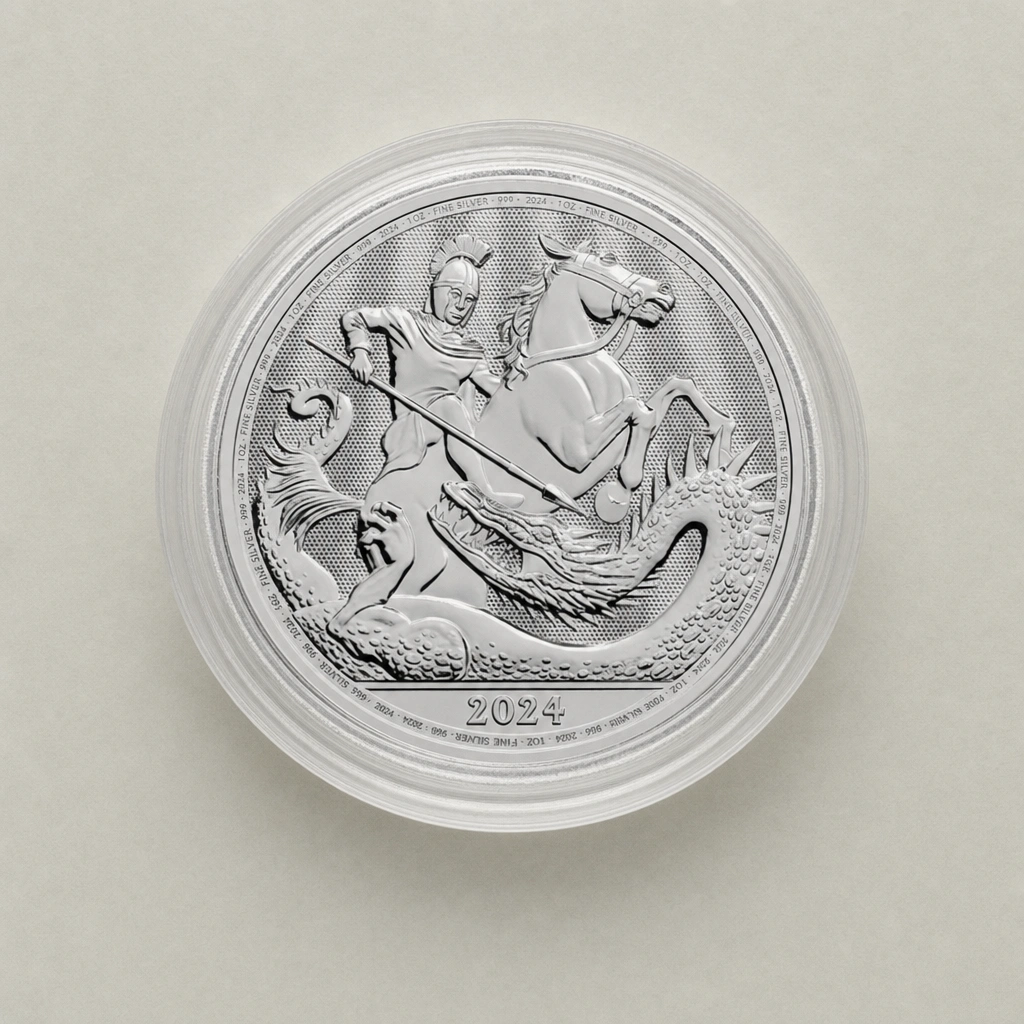 2024 1oz Silver George and Dragon