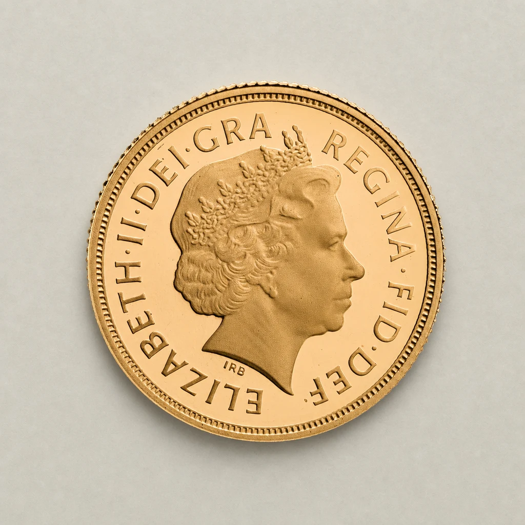 2015 Gold Proof Sovereign 2015 Portrait Transition (Rank-Broadley)