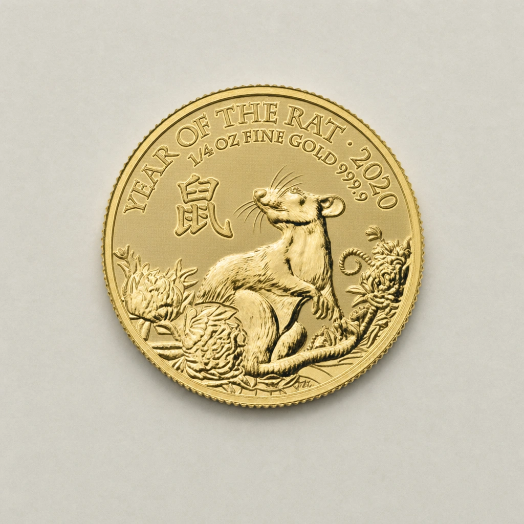 1/4oz Gold Year of the Rat (Random Year)