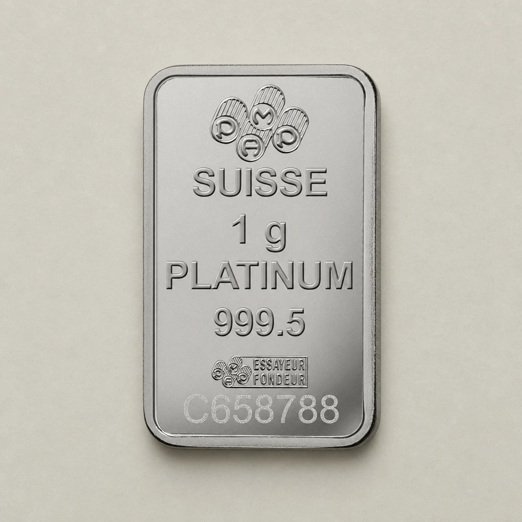 1g Platinum Bar PAMP