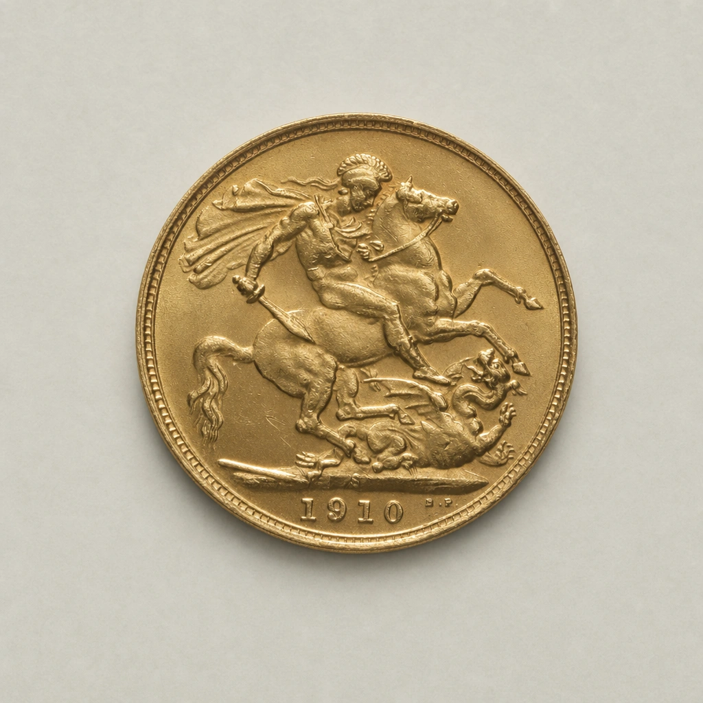 1910 Gold Sovereign