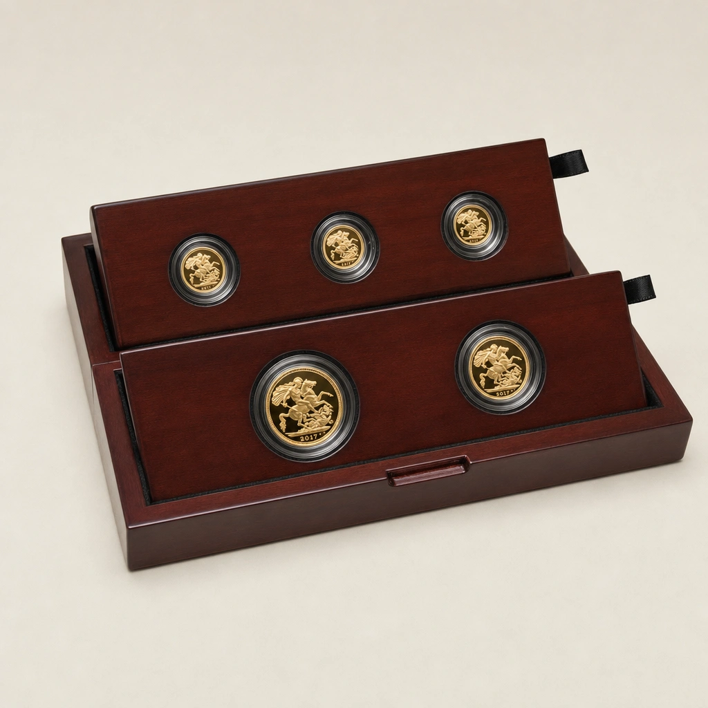 2017 Gold Proof 5 Coin Sovereign Set 200th Anniversary