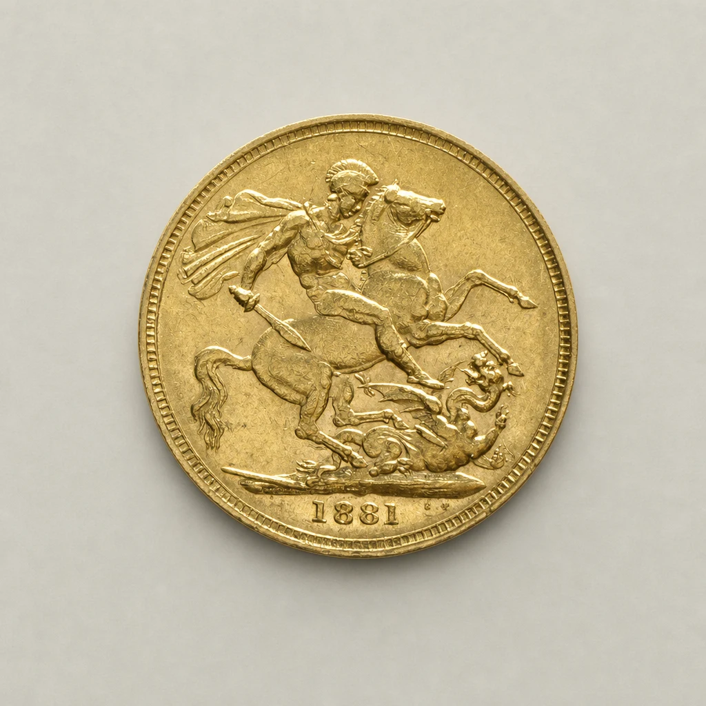 1881 Gold Proof Sovereign
