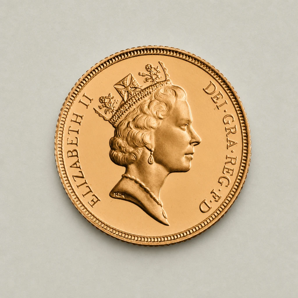 1997 Gold Proof Sovereign Raphael Maklouf