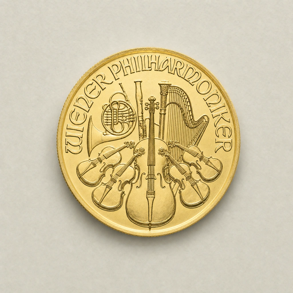 1oz Gold Austrian Philharmonic (Random Year)