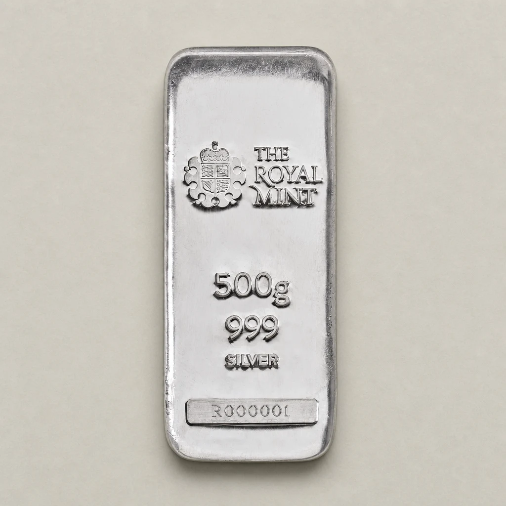 500g Silver Bar (Best Value)