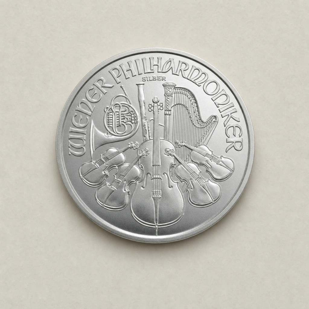 1oz Silver Austrian Philharmonic (Random Year)