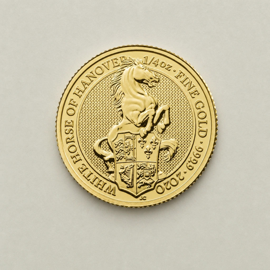 2020 1/4oz Gold White Horse of Hanover