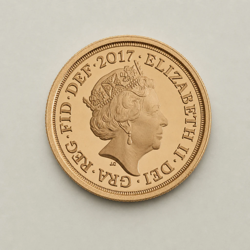 2017 Gold Proof Quarter Sovereign 200th Anniversary