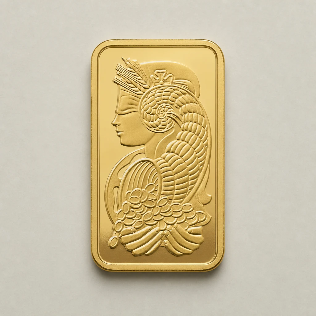 50g Gold Bar PAMP
