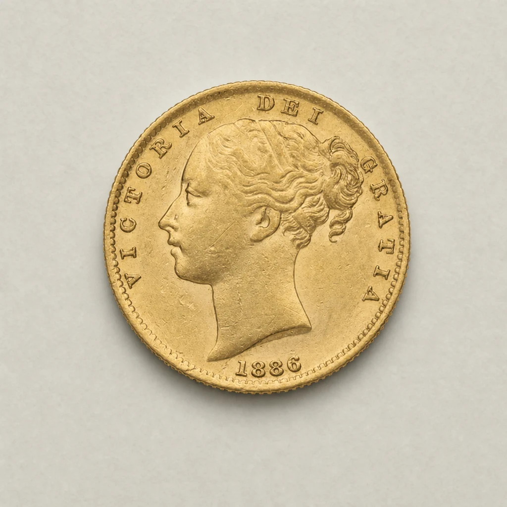1886 Gold Proof Sovereign
